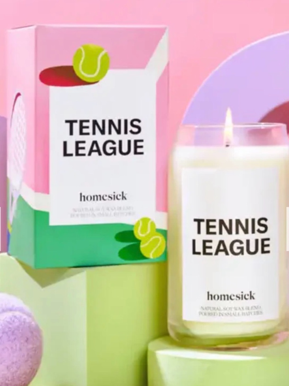 Homesick Tennis League Scented Candle